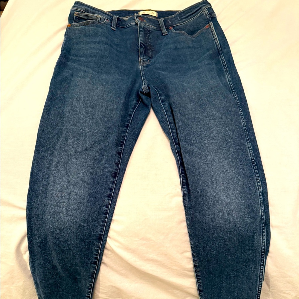 Madewell 10” high-rise skinny jeans size 32